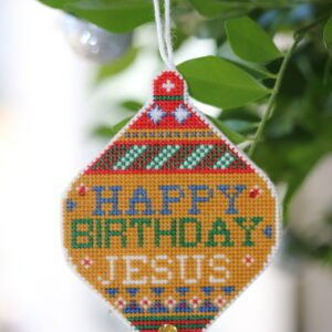 'happy birthday jesus' christmas ornament pdf
