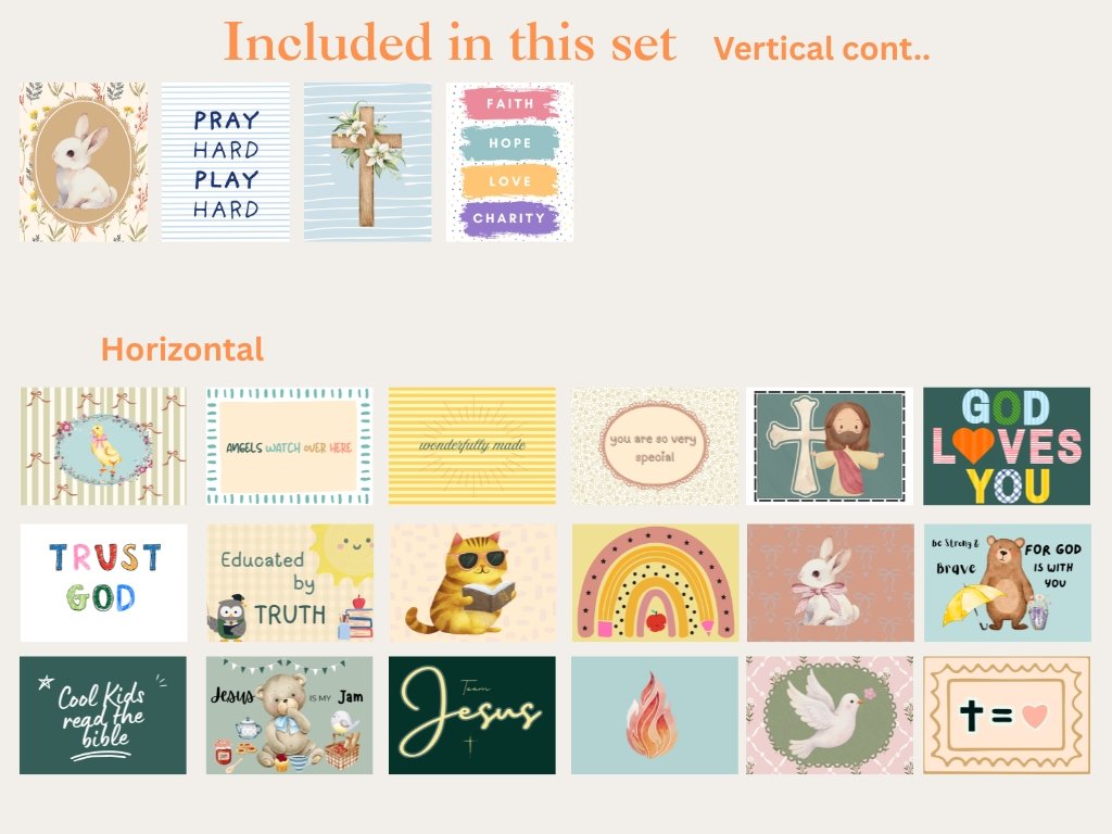 100 Printable Catholic Nursery Prints Bundle | Catholic Kids Bedroom Printable Bundle - 100 Prints 100 Printable Catholic Nursery Prints Bundle | Catholic Kids Bedroom Printable Bundle - 100 Prints - Image 7