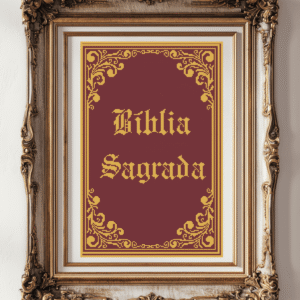 Biblia Sagrada Padrão de Ponto Cruz | Holy Bible Cross Stitch Pattern (in Portuguese) - Digital Download